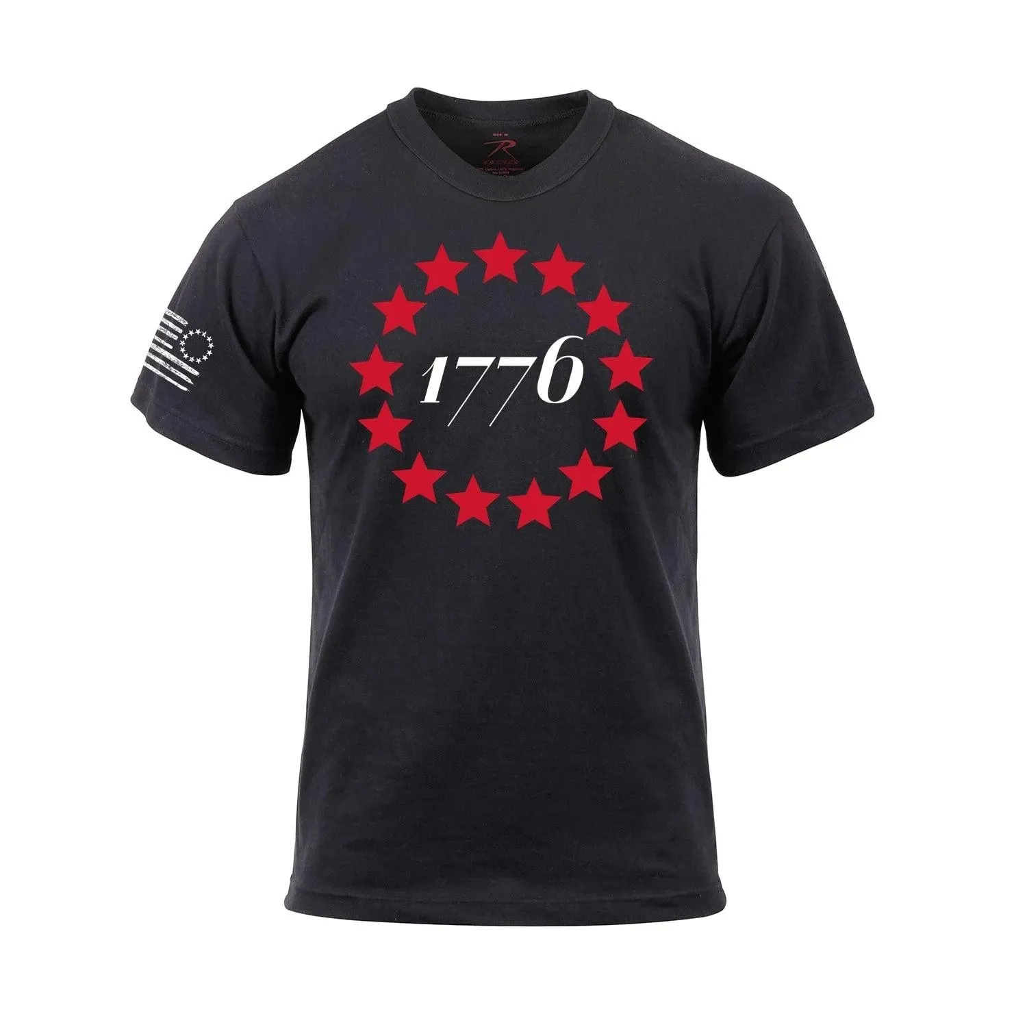 Men's 1776 T-Shirt — Black - Image 5