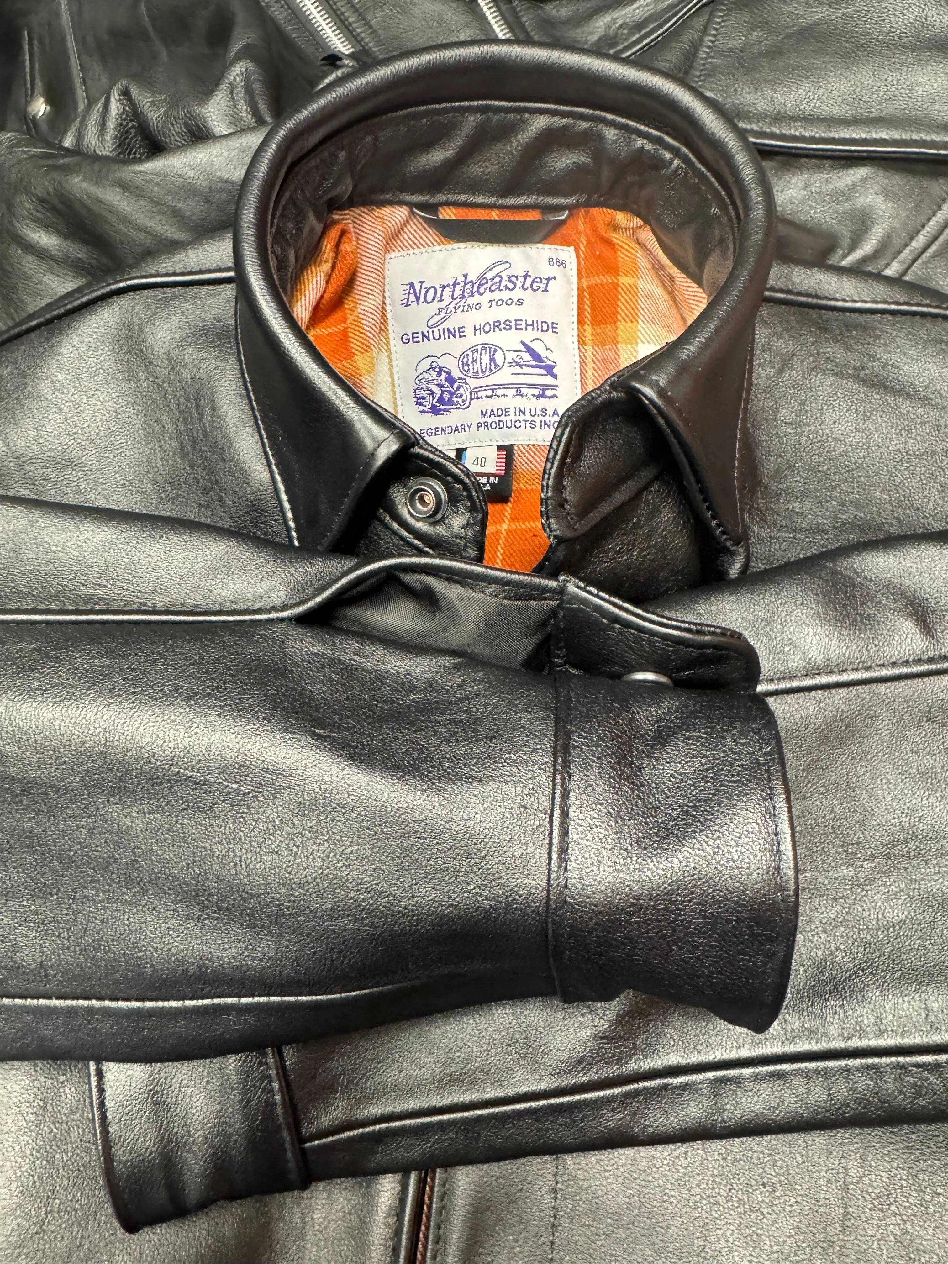 BECK® 302 Genuine Horsehide Leather Riding Shirt - Image 3