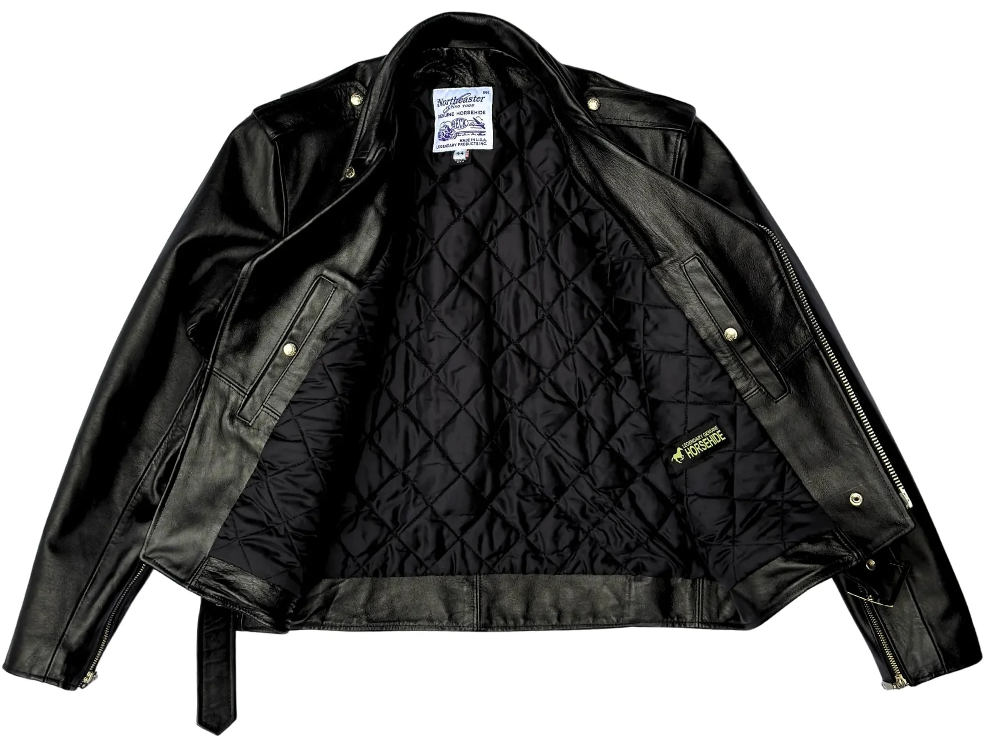 BECK® 999 Genuine Horsehide Leather Motorcycle Jacket - Image 6