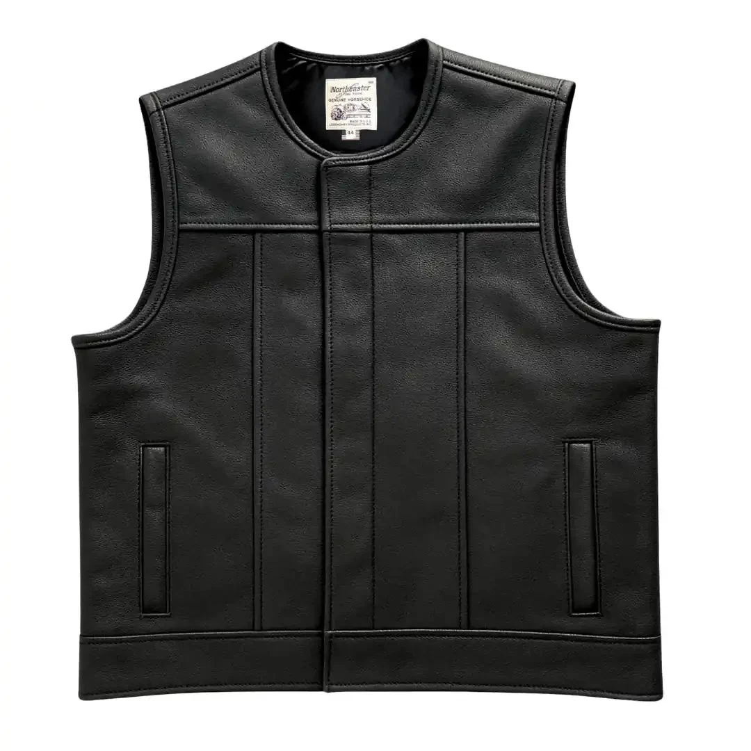 BECK® 882 Fitted Horsehide Vest — Black or Brown