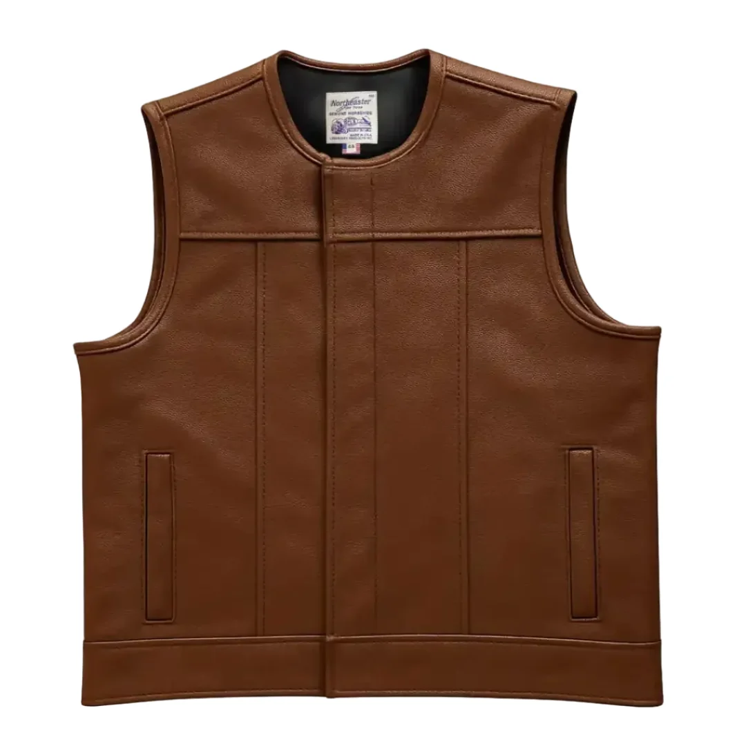 BECK® 882 Fitted Horsehide Vest — Black or Brown - Image 3