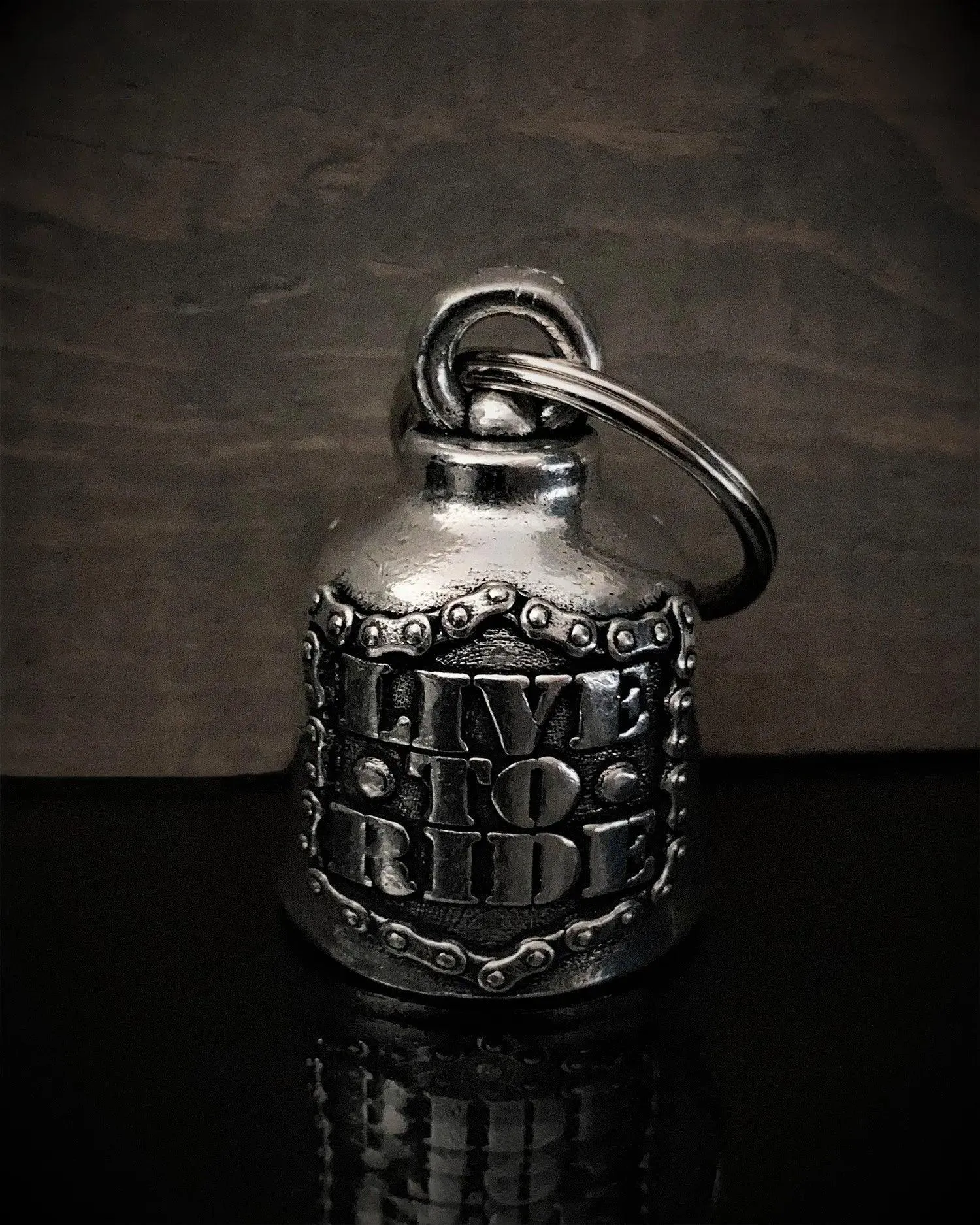 Bravo Bells - Live To Ride Biker Shield