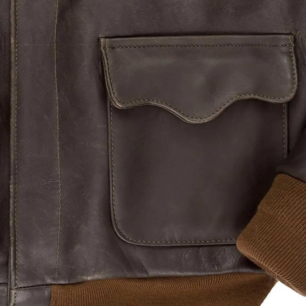 Cockpit USA Men's 40th Anniversary Horsehide A-2 Flight Jacket - Image 5