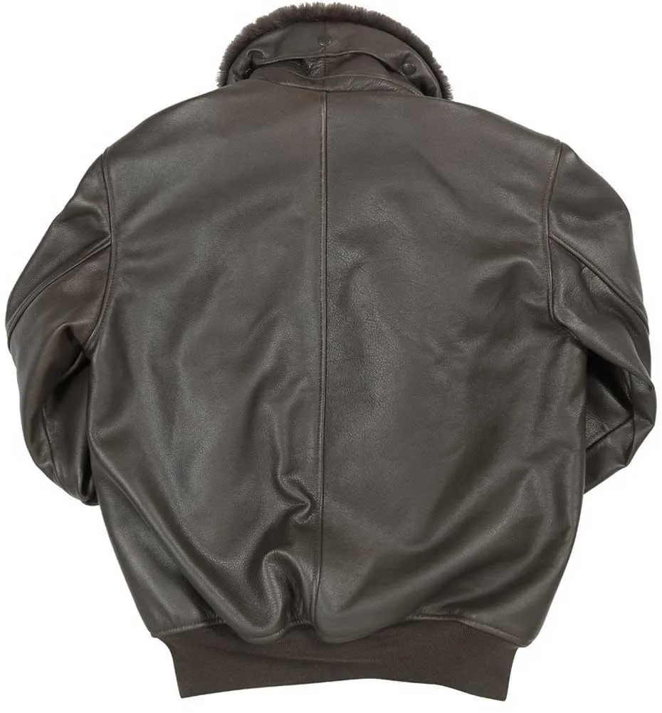 Cockpit USA Men's B-15 Cowhide Flight Jacket - Brown - Image 3