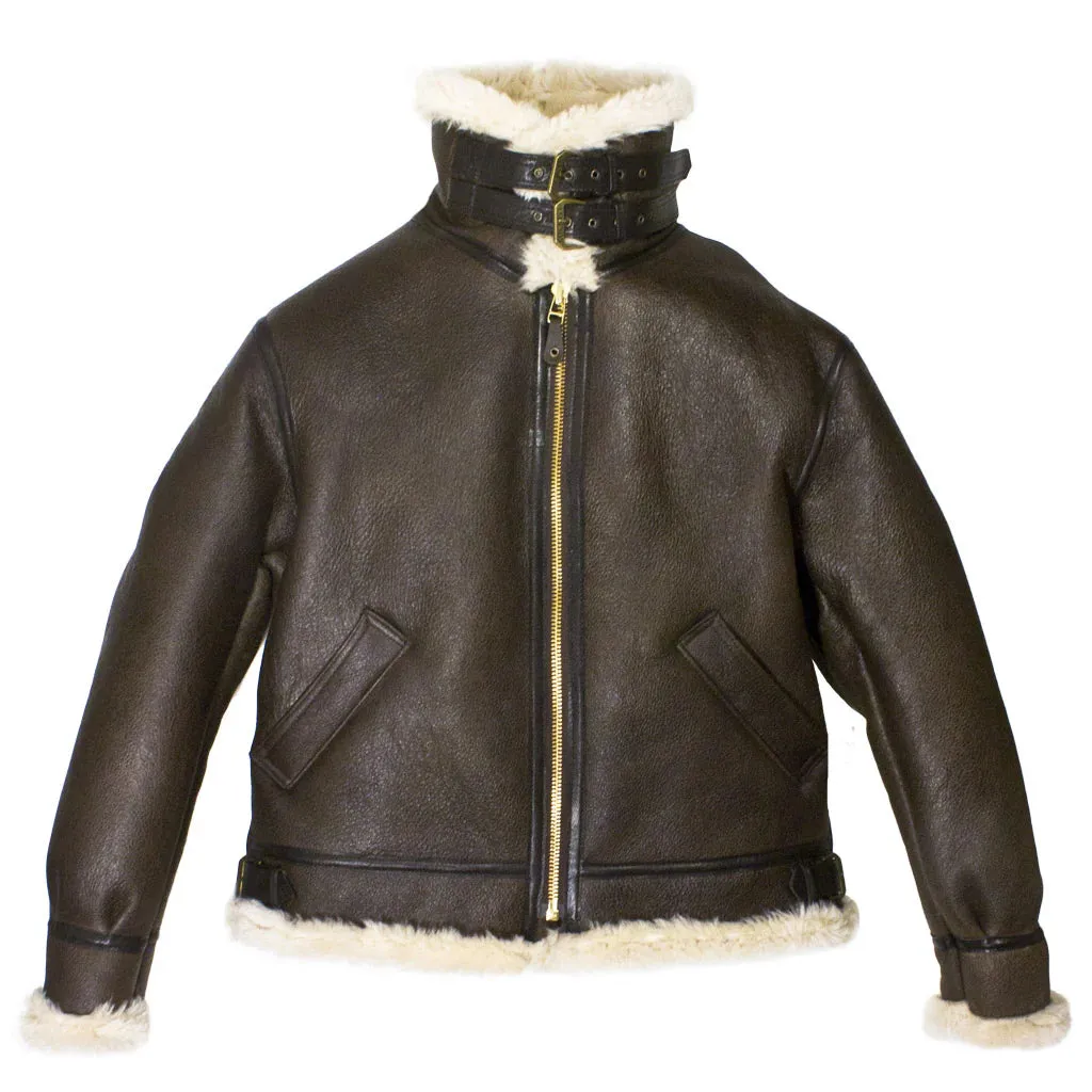 Cockpit USA Men's B-3 Sheepskin Bomber Jacket - Image 4