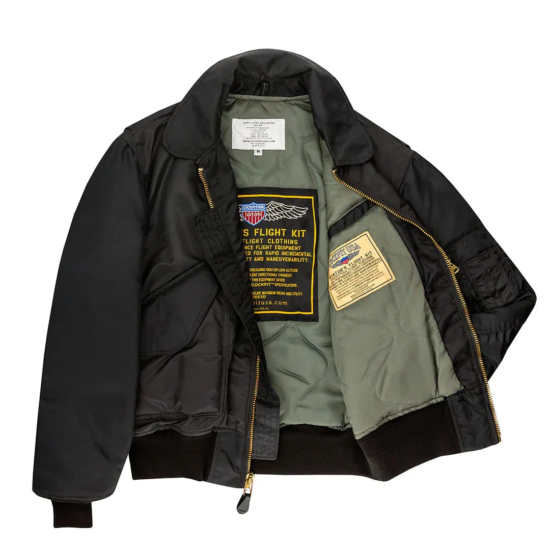 Cockpit USA Men's Military Spec Cold Weather Flight Jacket Insulated CWU-55/P - Image 8