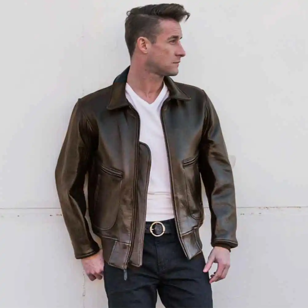Cockpit USA Men's Modified Raider Leather Flight Jacket - Image 6