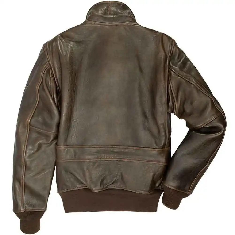 Cockpit USA Men's Modified Raider Leather Flight Jacket - Image 7