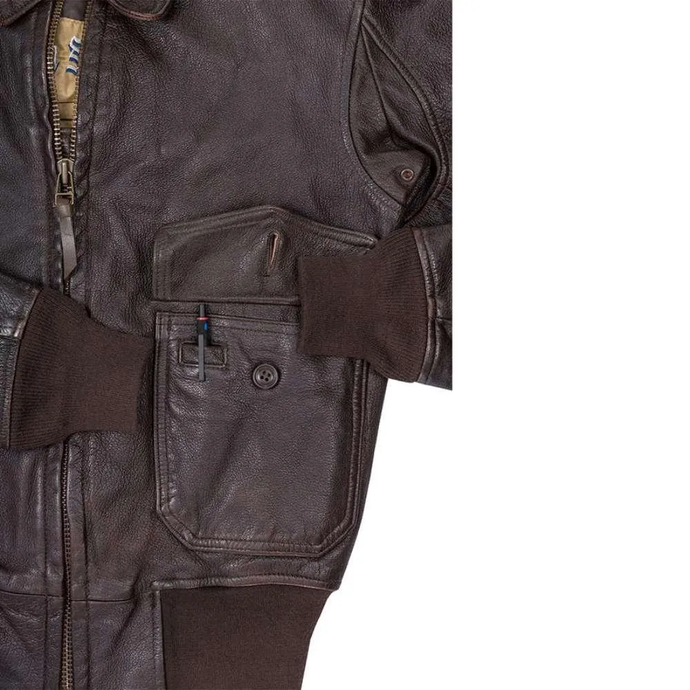 Cockpit USA Mens US Navy Carrier Pilot Jacket - Image 6