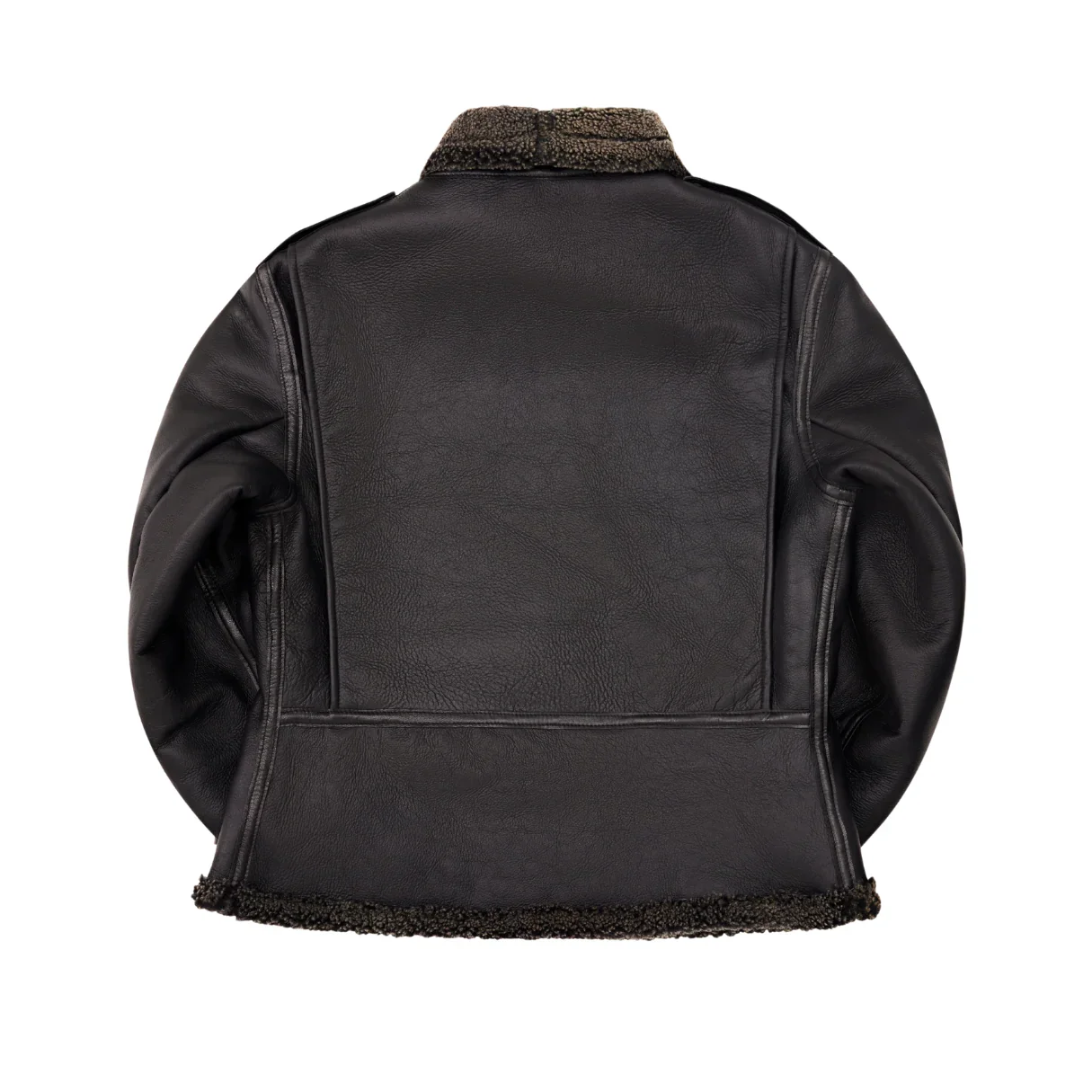 Cockpit USA The Black Ops Shearling B-6 Bomber Jacket - Image 3