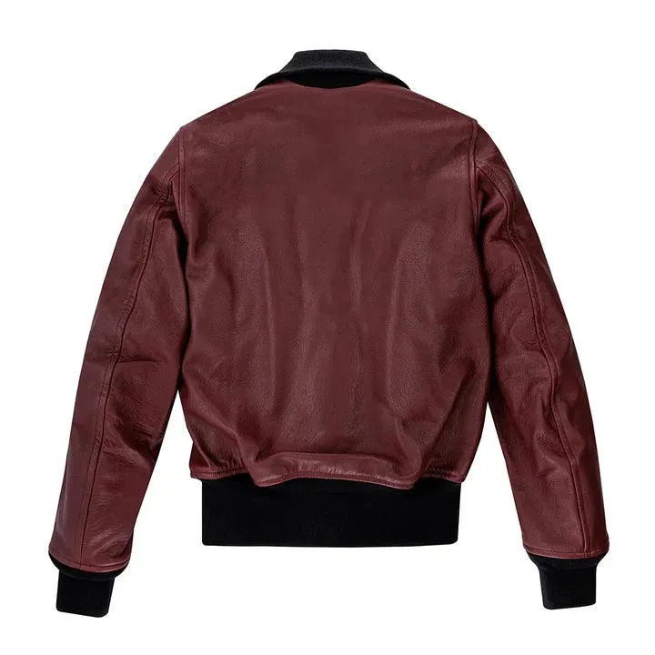 Cockpit USA Womens Amelia Jacket in Burgundy - Image 2