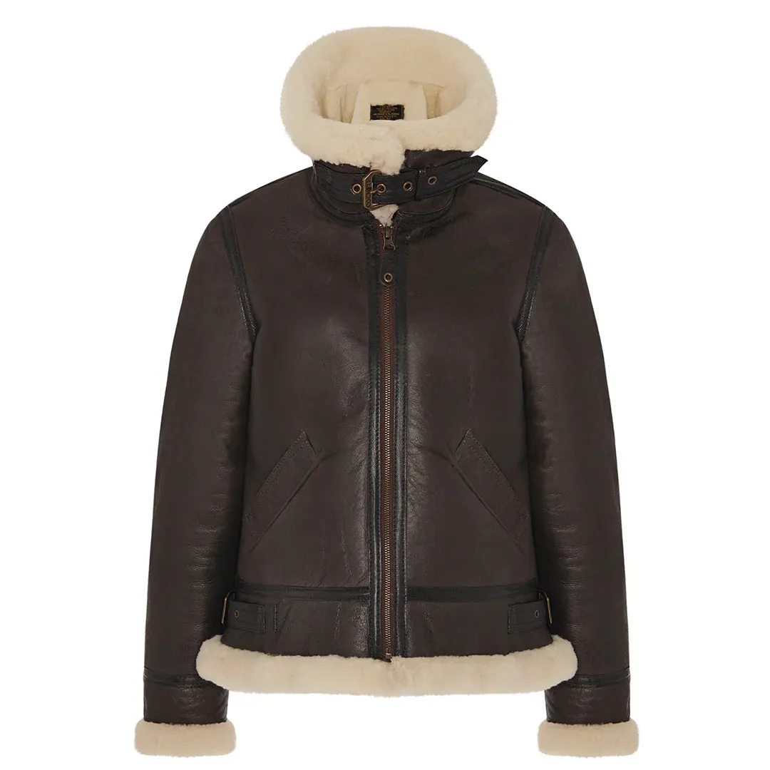 Cockpit USA Womens B-3 Sheepskin Bomber Jacket - Image 6