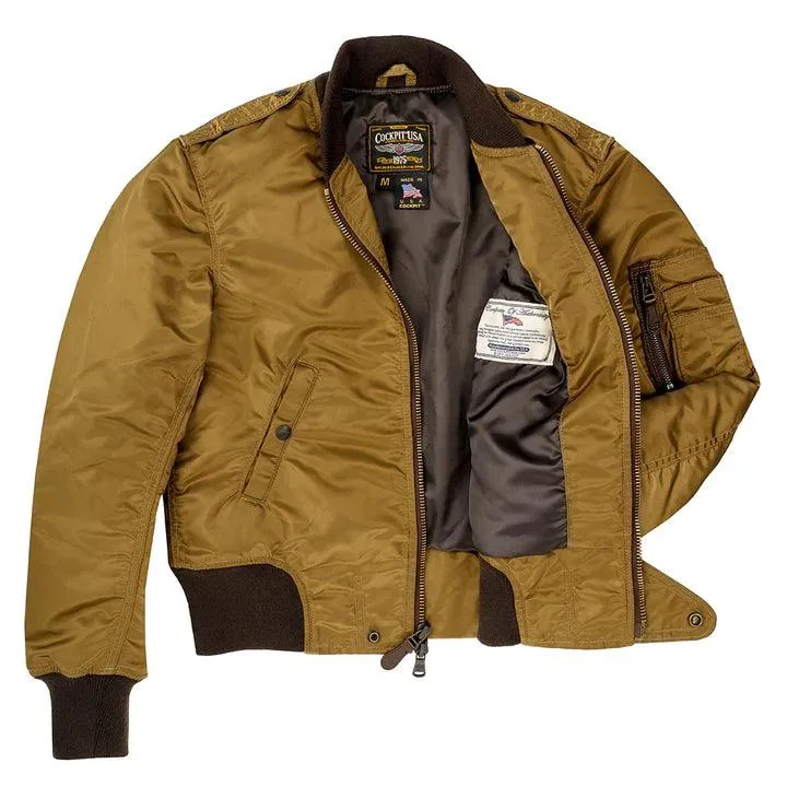 Cockpit USA Women's The Jenny MA-1 Nylon Flight jacket - Image 4
