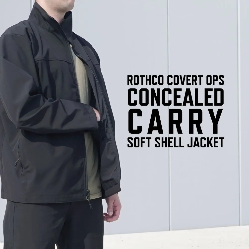 Men's Covert Ops Concealed Carry Soft Shell Jacket - Image 2