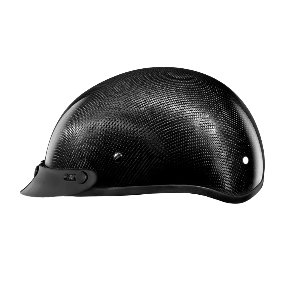 D.O.T. Daytona Skull Cap- Grey Carbon Fiber - Image 4