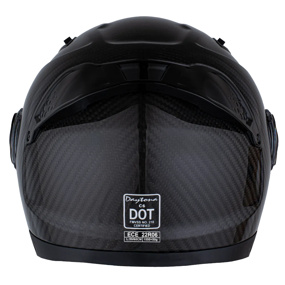 Daytona C6 Modular Carbon Fiber Helmet – DOT & ECE Approved - Image 5