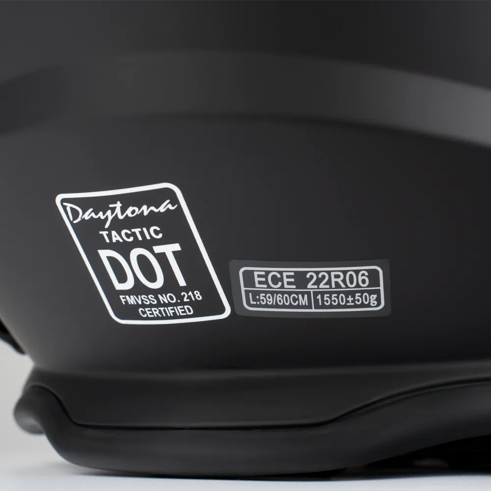 D.O.T. & ECE Daytona Tactic- Dull Black - Image 11