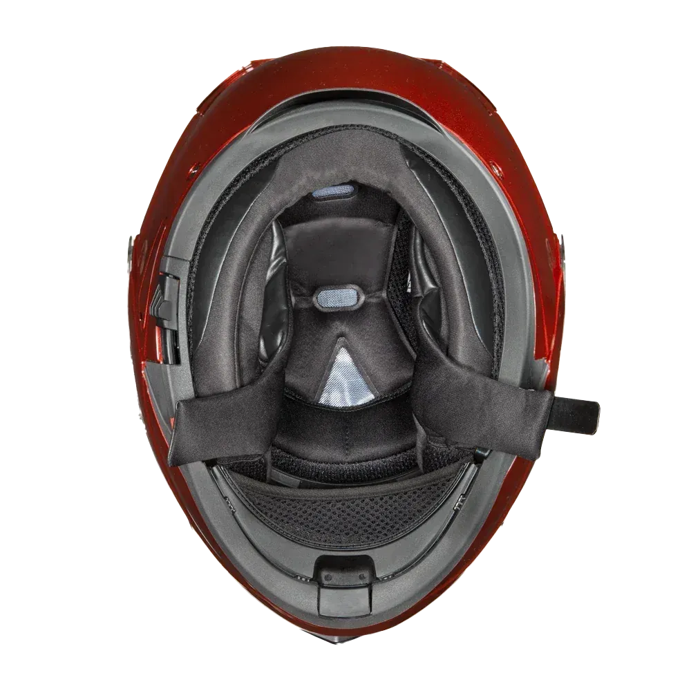 Daytona Glide Modular Motorcycle Helmet - Bluetooth Ready, Dual Visor - Black Cherry | DOT Approved - Image 8