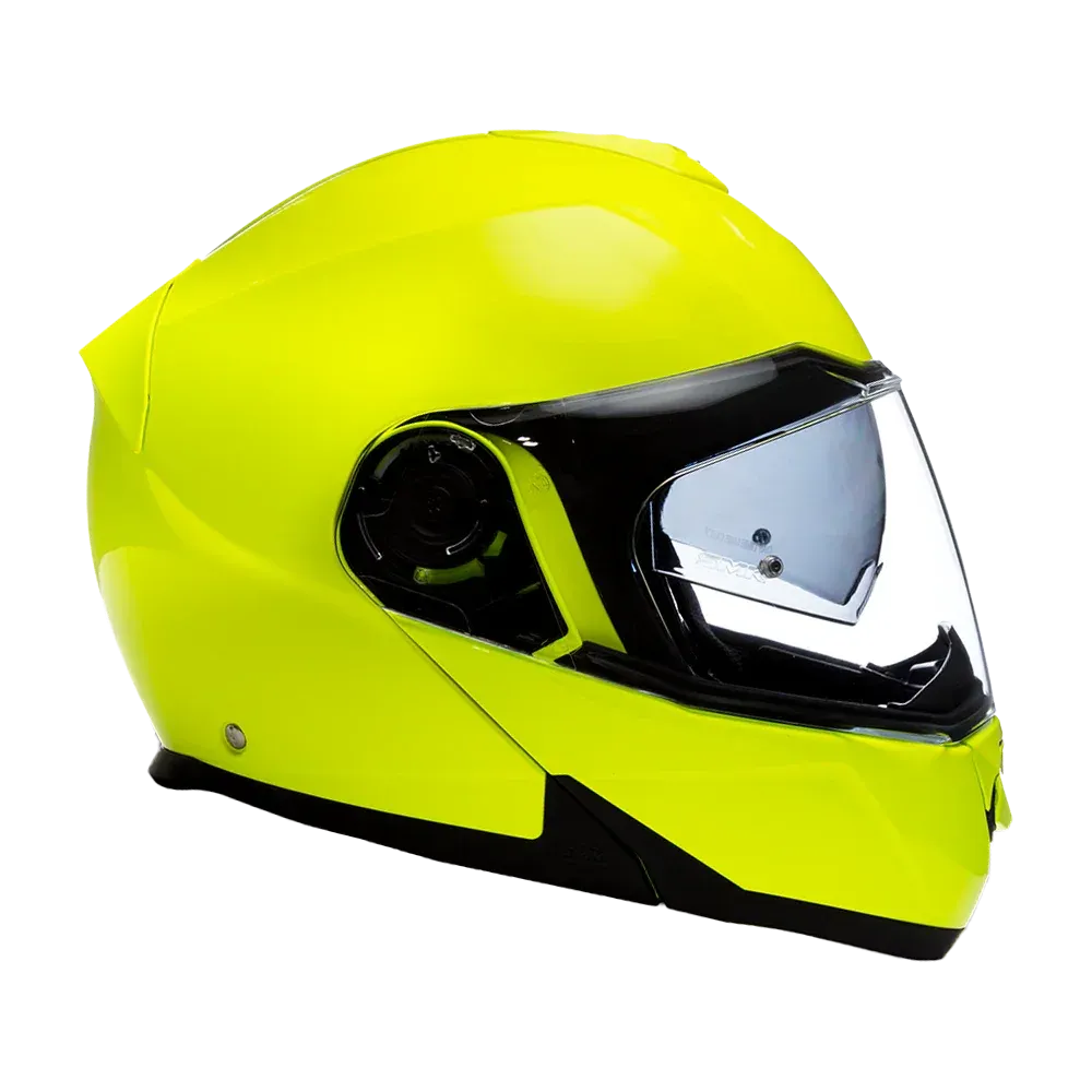 Daytona Glide Modular Motorcycle Helmet - Bluetooth Ready, Dual Visor - Fluorescent Yellow | DOT Approved - Image 5