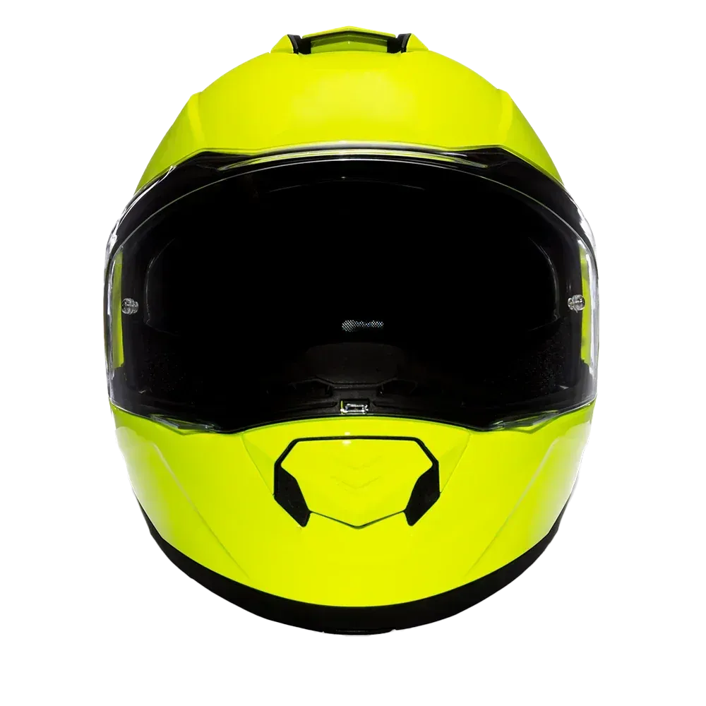 Daytona Glide Modular Motorcycle Helmet - Bluetooth Ready, Dual Visor - Fluorescent Yellow | DOT Approved - Image 6