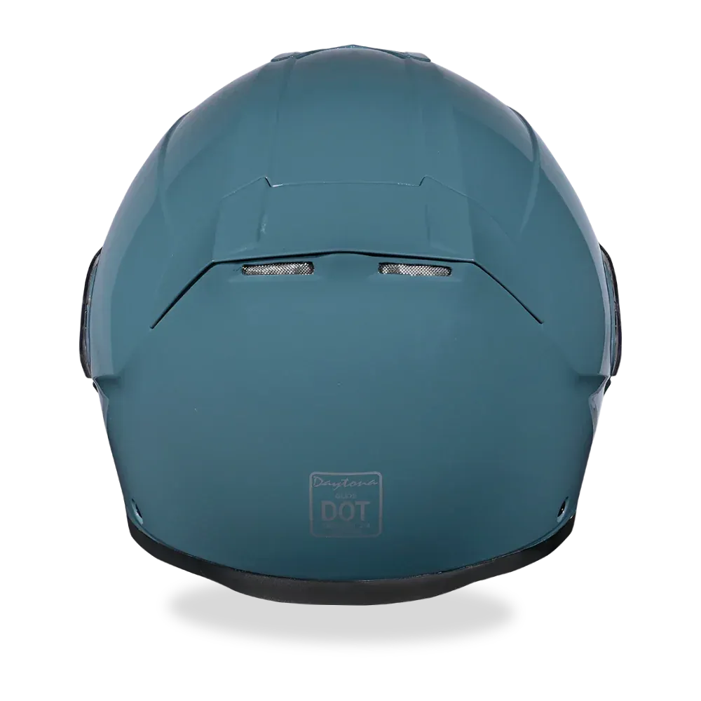 Daytona Glide Modular Motorcycle Helmet - Bluetooth Ready, Dual Visor - Shark Blu | DOT Approved - Image 4