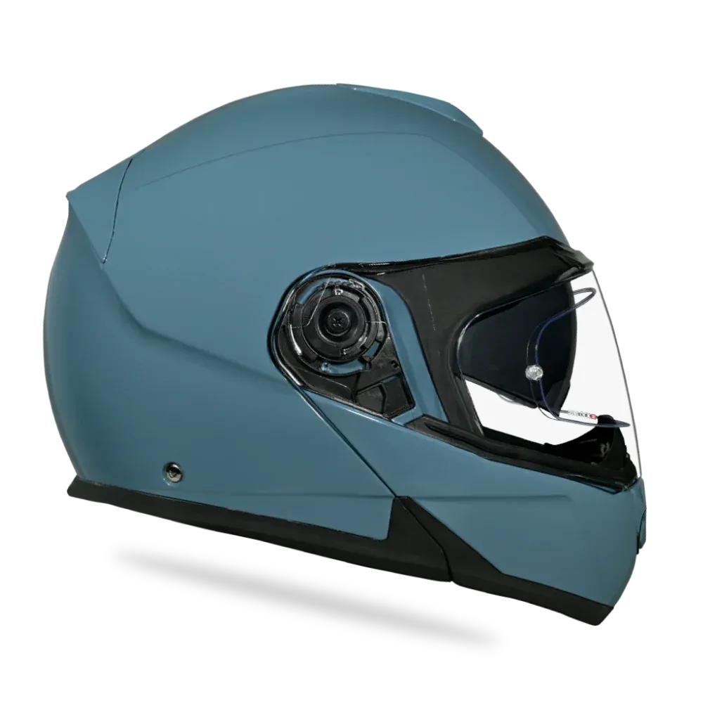 Daytona Glide Modular Motorcycle Helmet - Bluetooth Ready, Dual Visor - Shark Blu | DOT Approved - Image 5