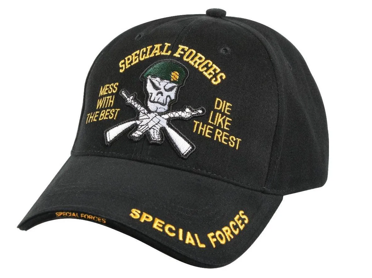 Deluxe Low Profile Special Forces Insignia Cap