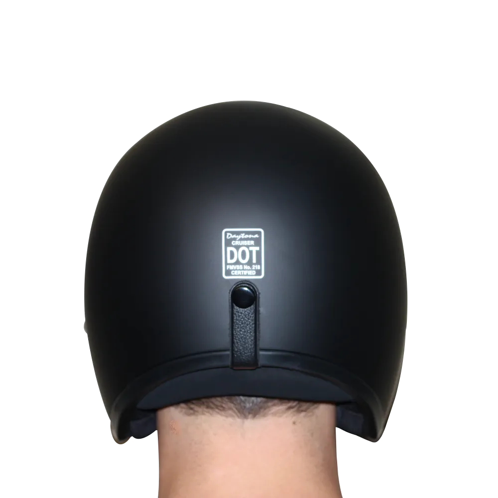 Daytona Cruiser Open Face Motorcycle Helmet - Visor & Graphics - Lightning | DOT Approved - Image 7