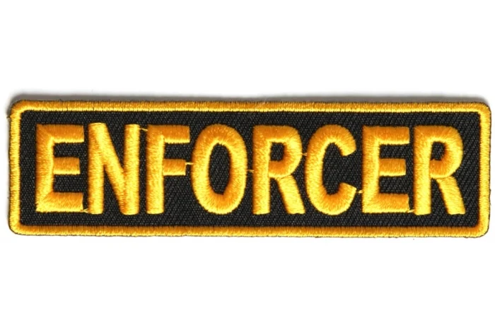 Enforcer Patch 3.5 Inch Yellow