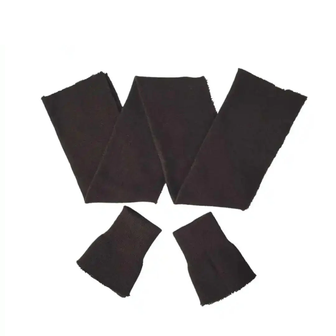 Flight Jacket Brown Replacement Sleeve Cuff/Waistband Kit - Made in USA