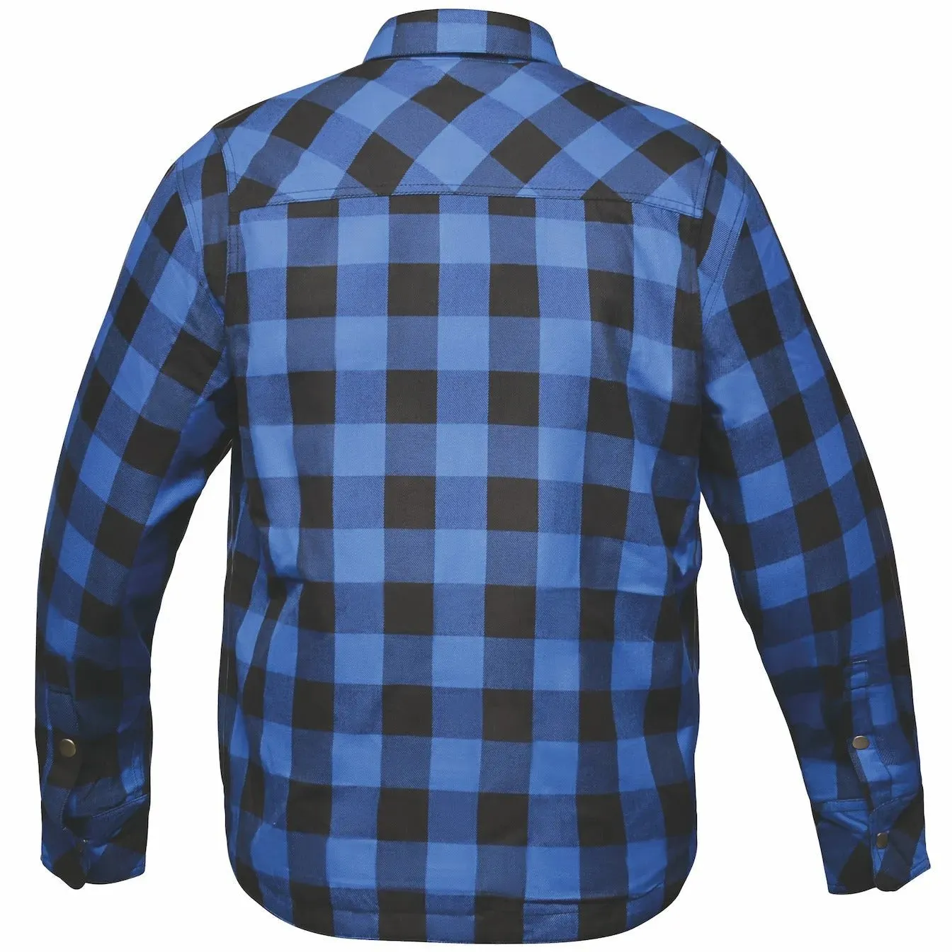 Guardian - Mens Black & Blue Armored Flannel - Image 2
