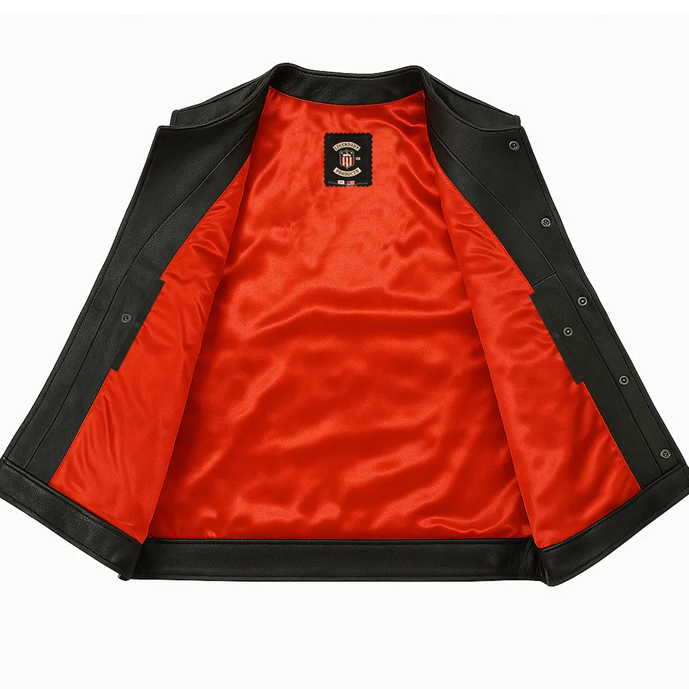 Legendary Brotherhood Men's Leather Vest - Image 3