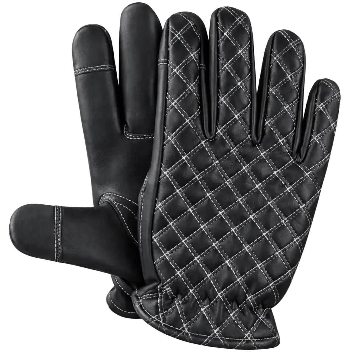 Double-Diamond Touchscreen Gloves - Image 3