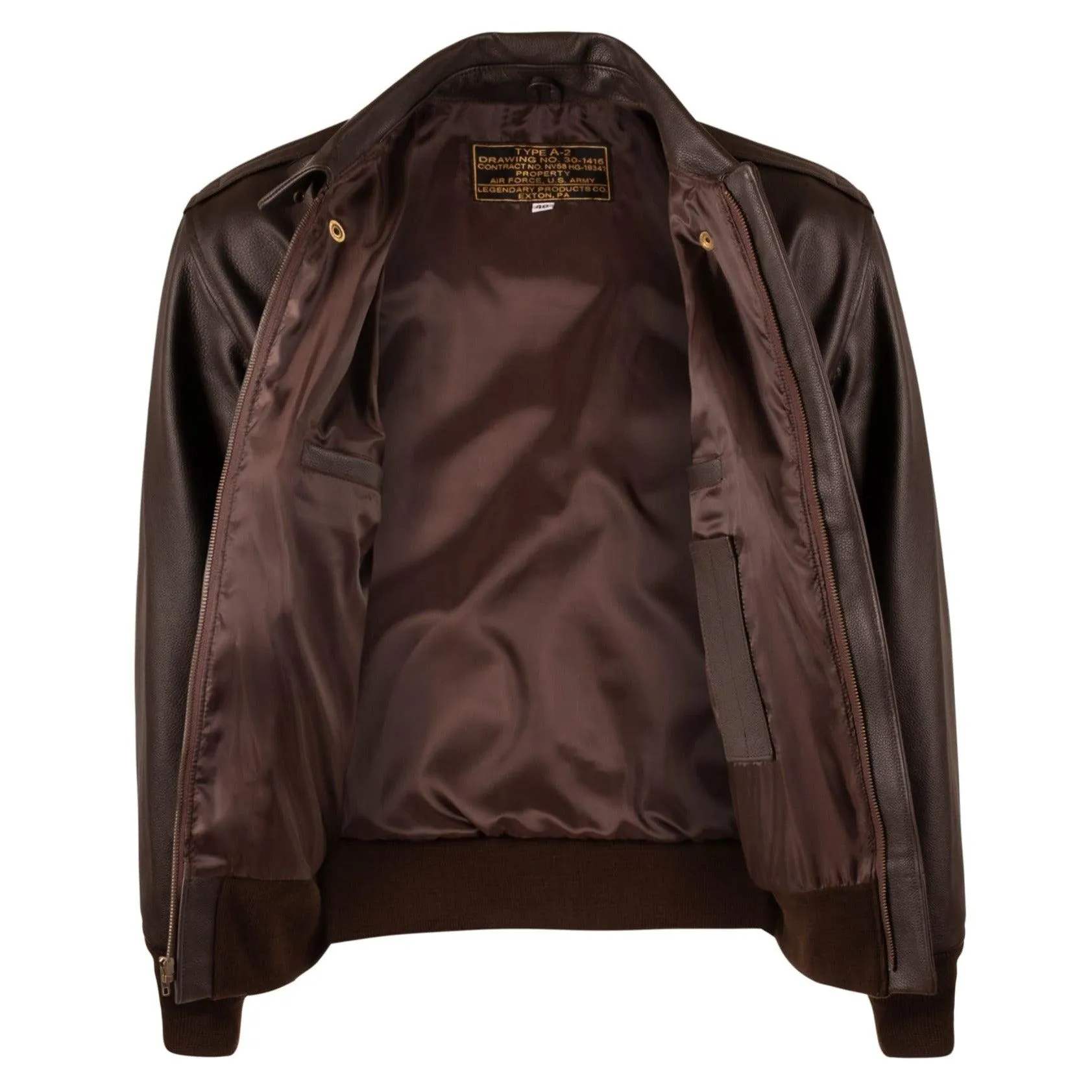 Legendary Fighting Falcon Men's A-2 Flight Jacket - Image 4