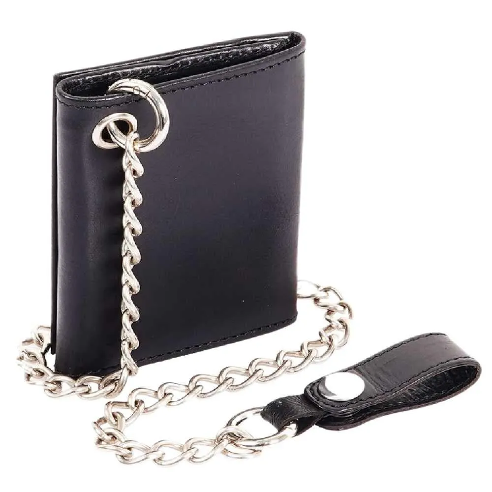 Legendary Horsehide Biker Wallet w/ Chain Made in USA - Image 2