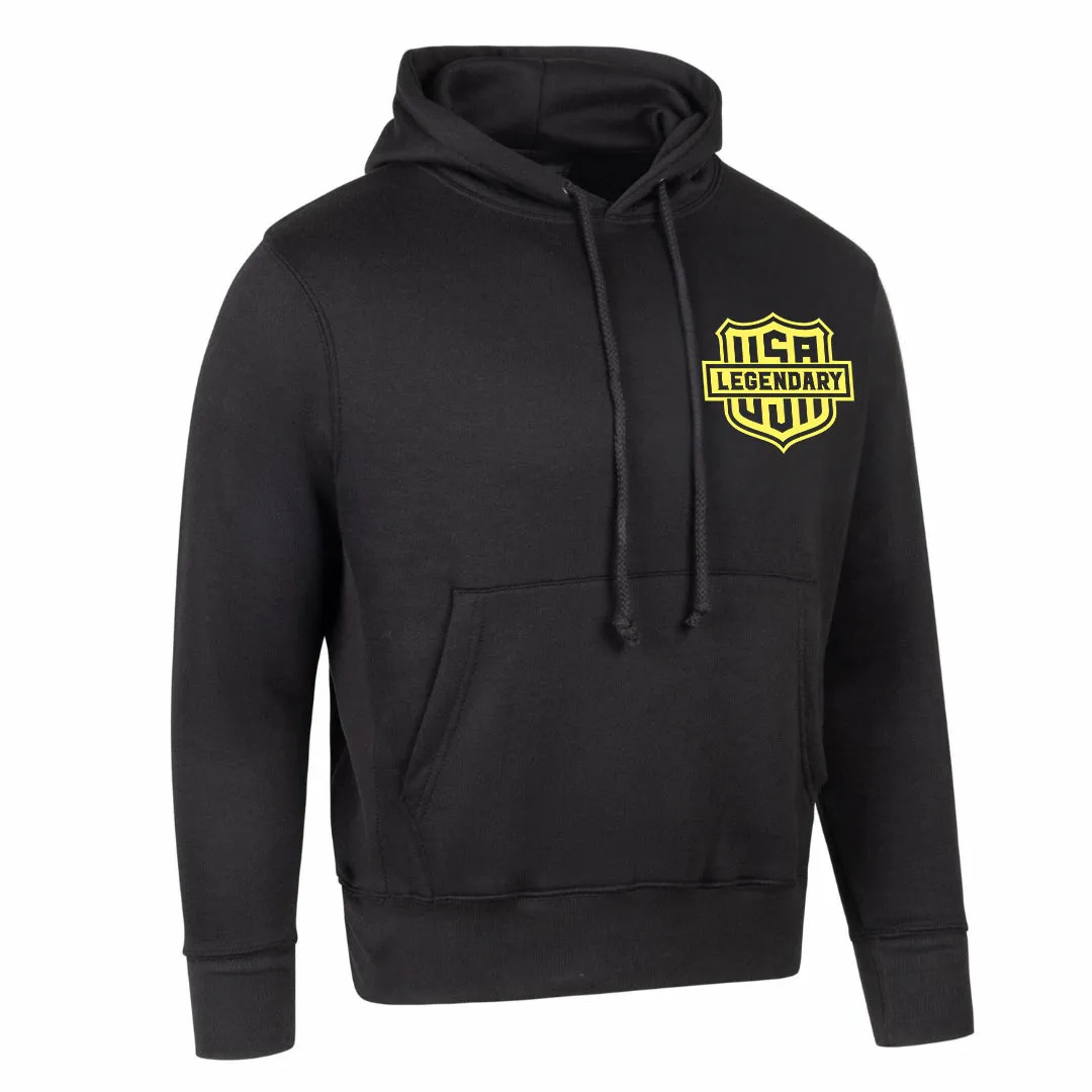 Legendary Neon & Color Shield Best Damn Motorcycle Hoodie - Image 18