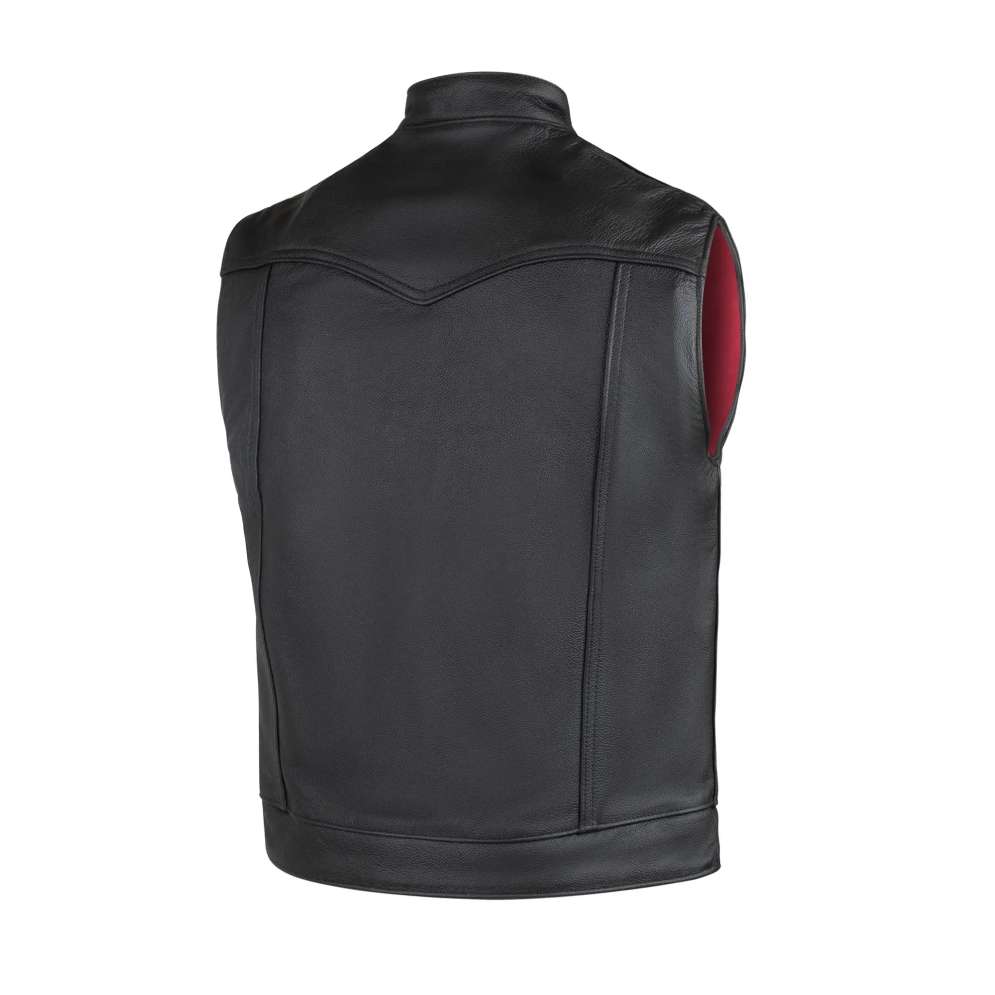 Legendary Reaper Men's Leather Club Vest - Image 5