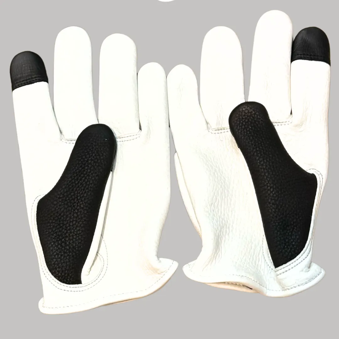 Spitfire White Touchscreen Gloves - Image 4