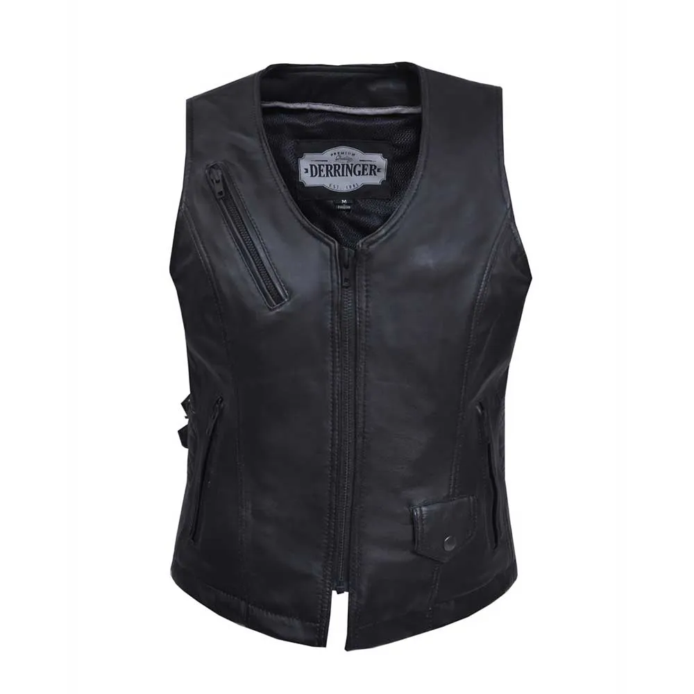 Midnight Cowgirl Women's Leather Vest