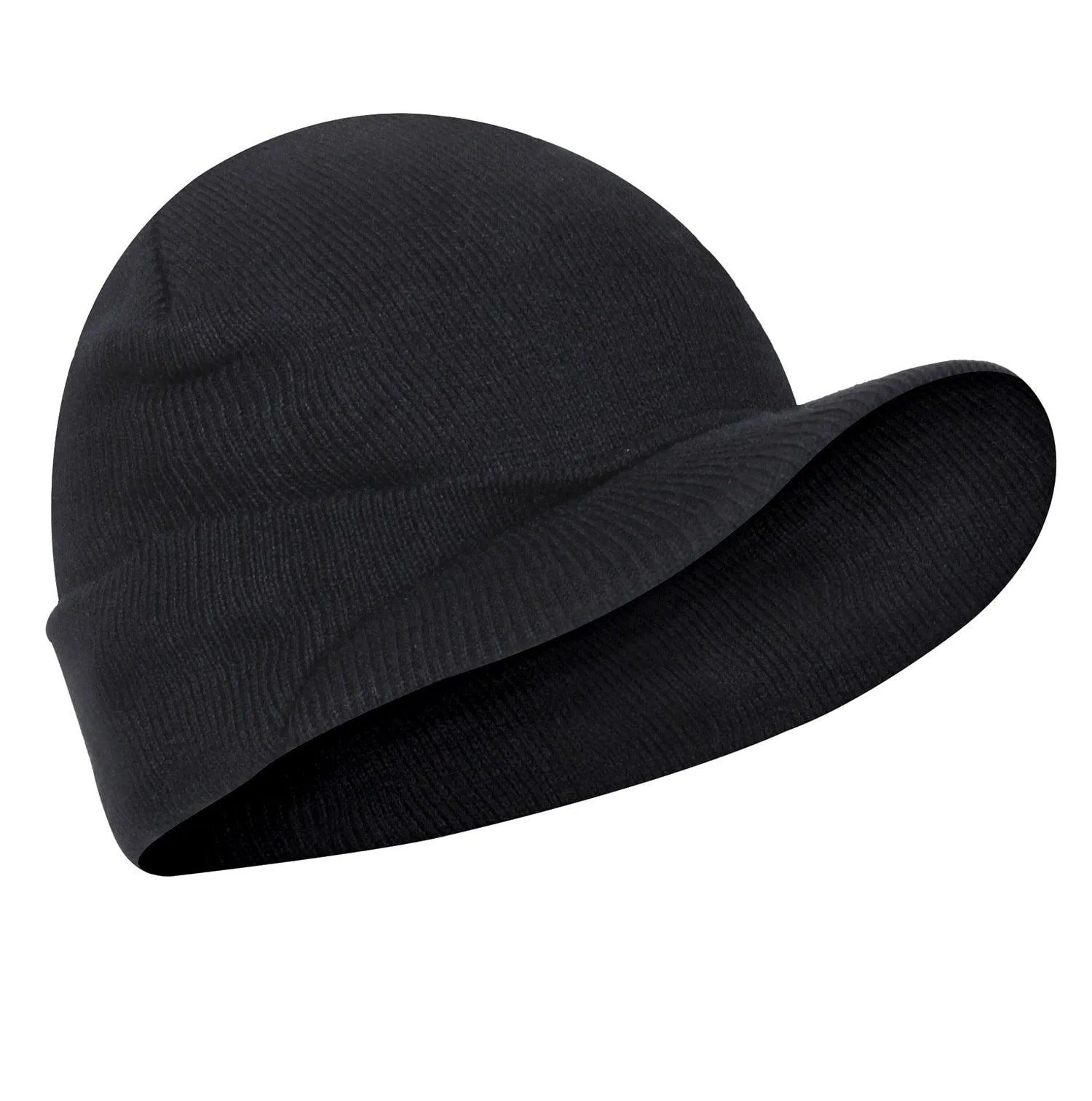 WWII M1941 Acrylic Knit Watch Cap with Brim - Image 2