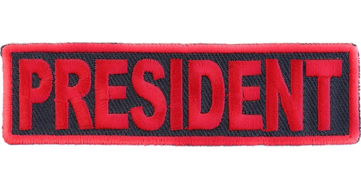 President Patch Red