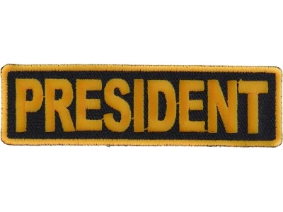 President Patch - Yellow