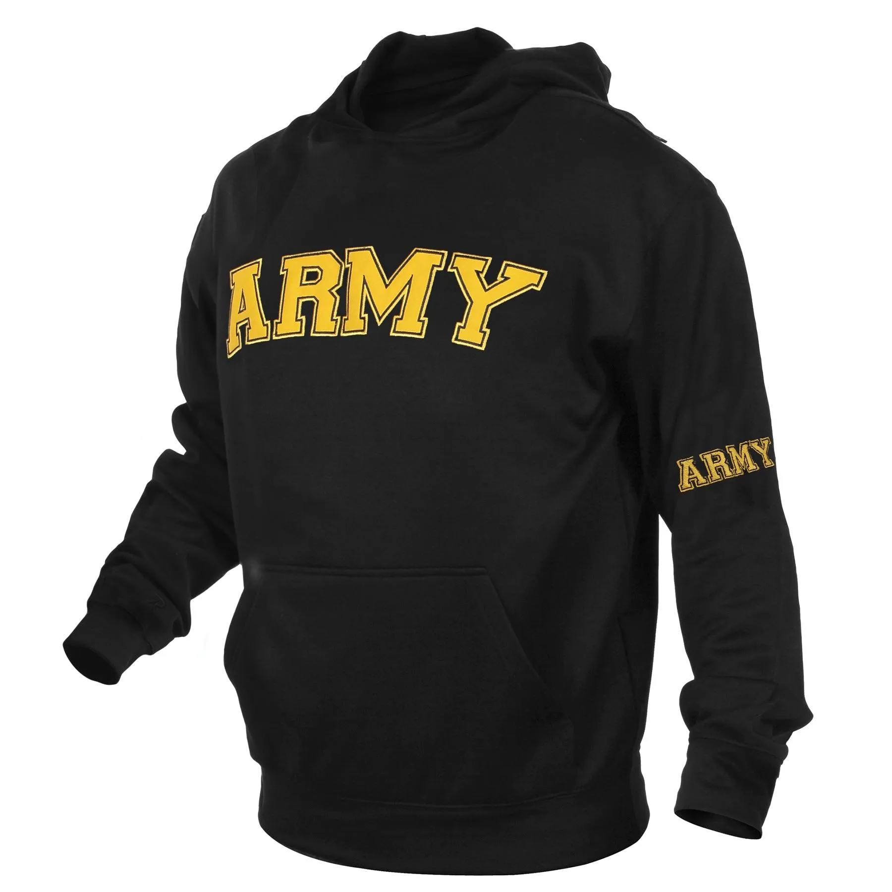 Men's Army Pullover Hoodie — Black