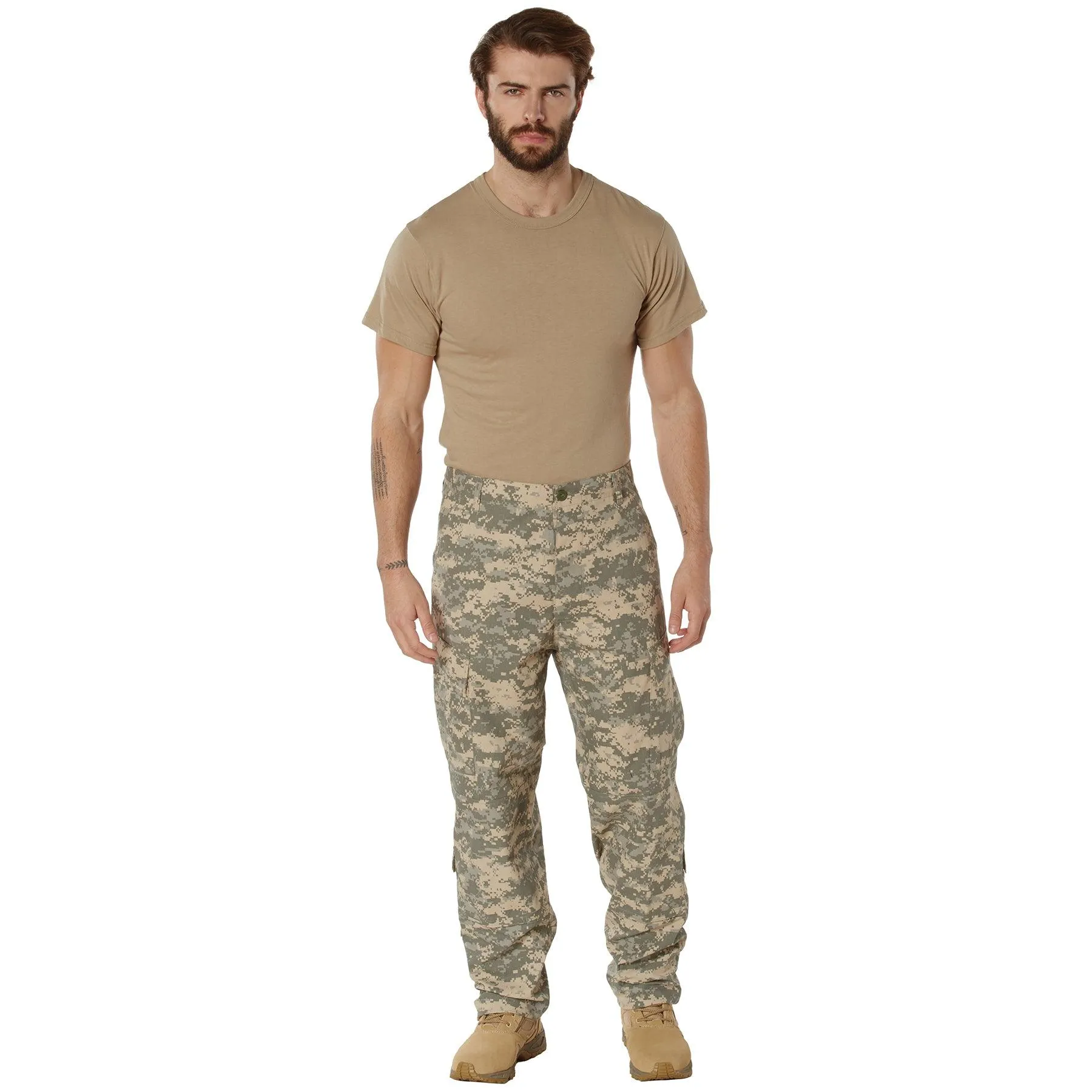 Men's Camo Combat BDU Uniform Pants - Image 3