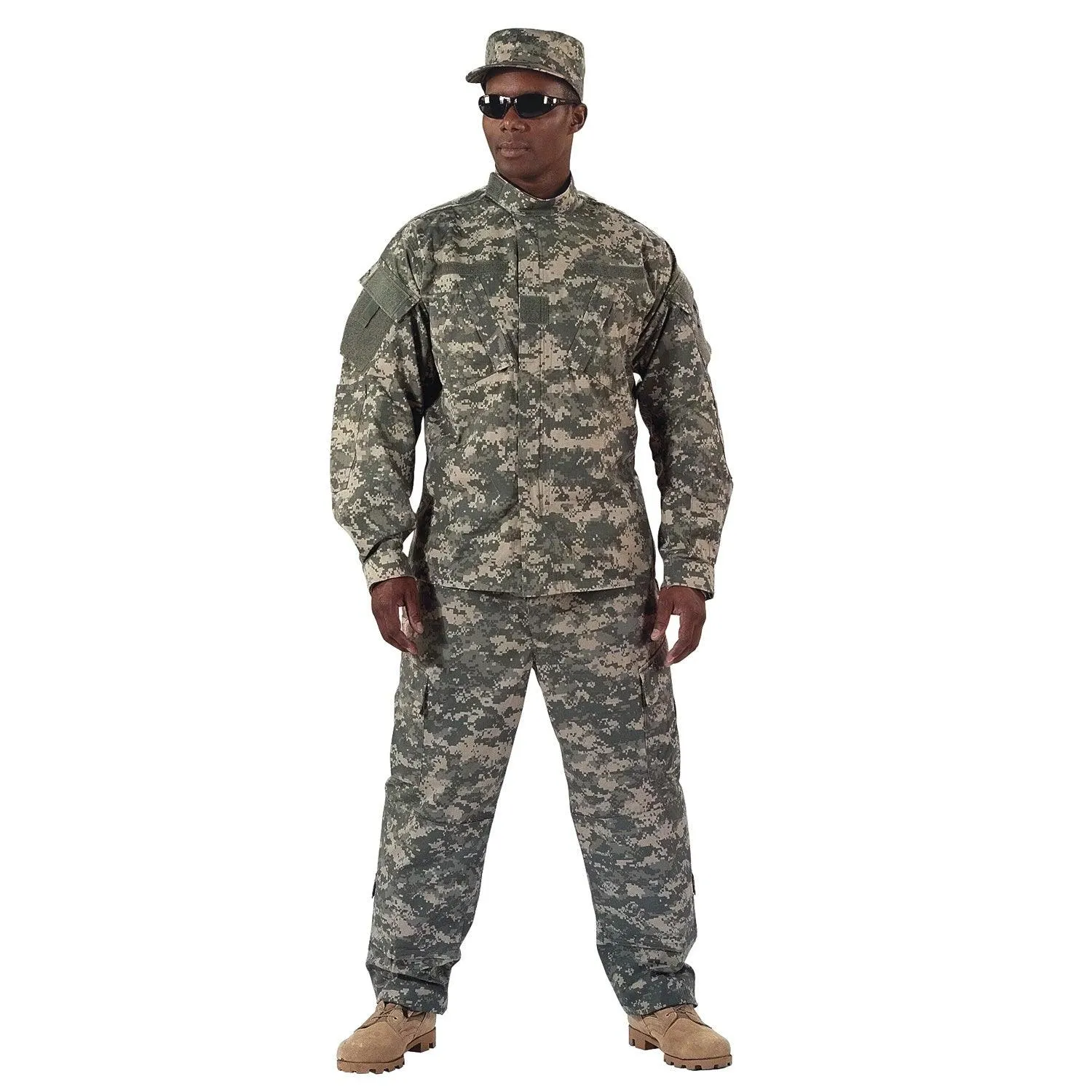 Men's Camo Combat Uniform Shirt - Image 4