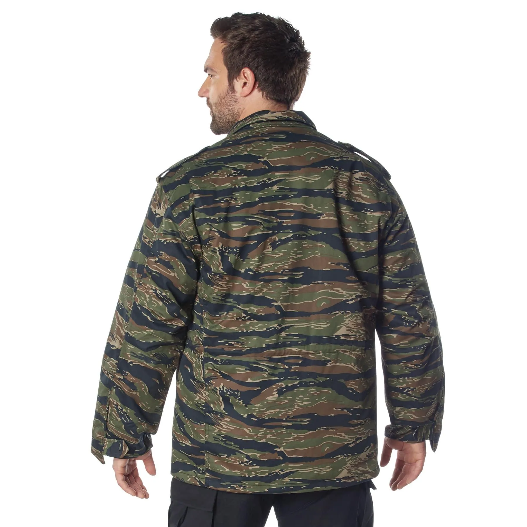 Men's Camo M-65 Field Jacket — Woodland Camo - Image 11