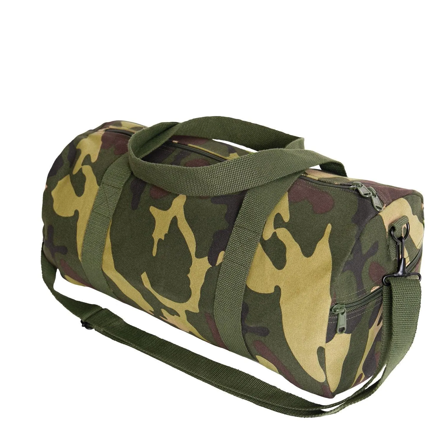 Canvas Military Shoulder Duffle Bag - Image 3