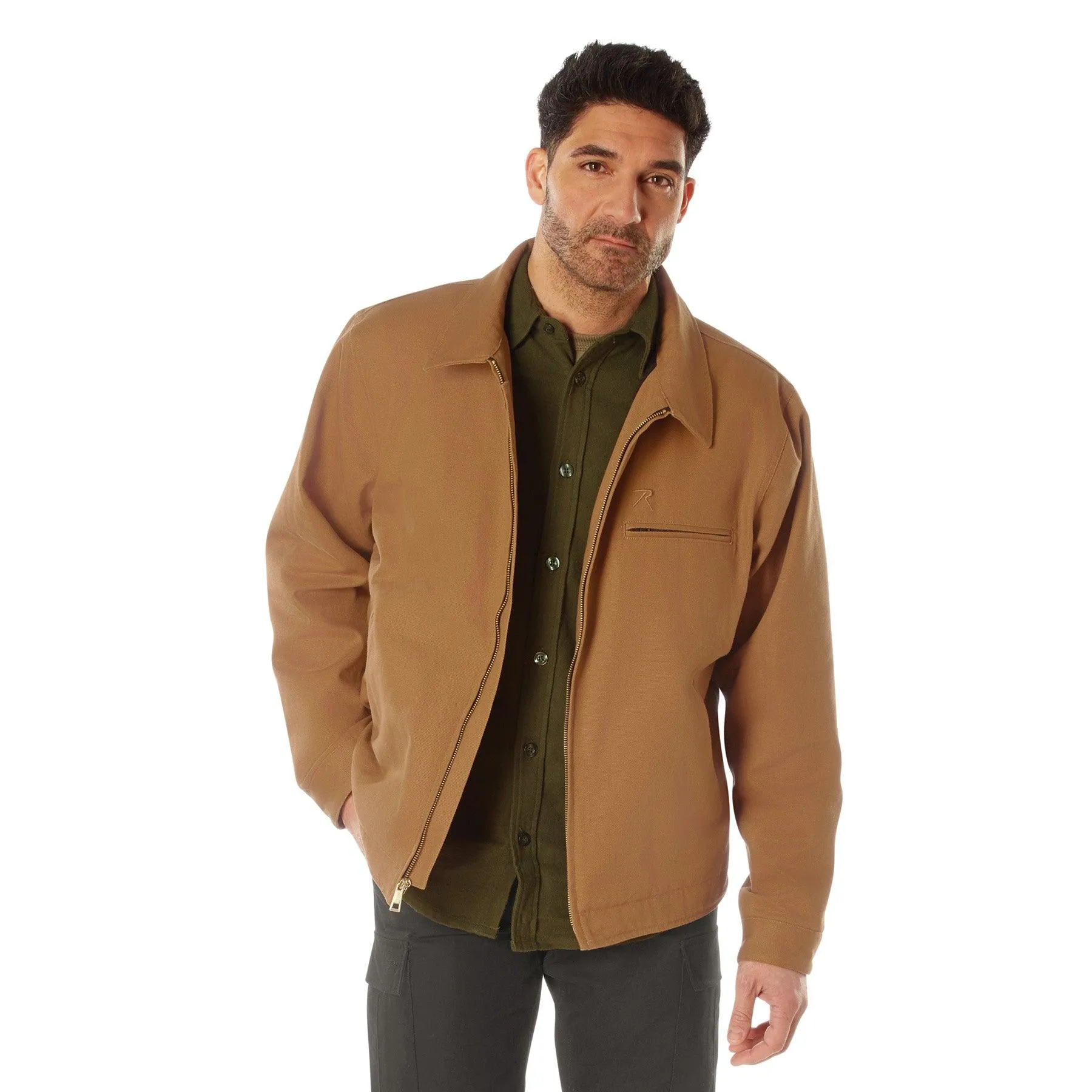Men's Heavy Canvas Work Jacket - Image 11