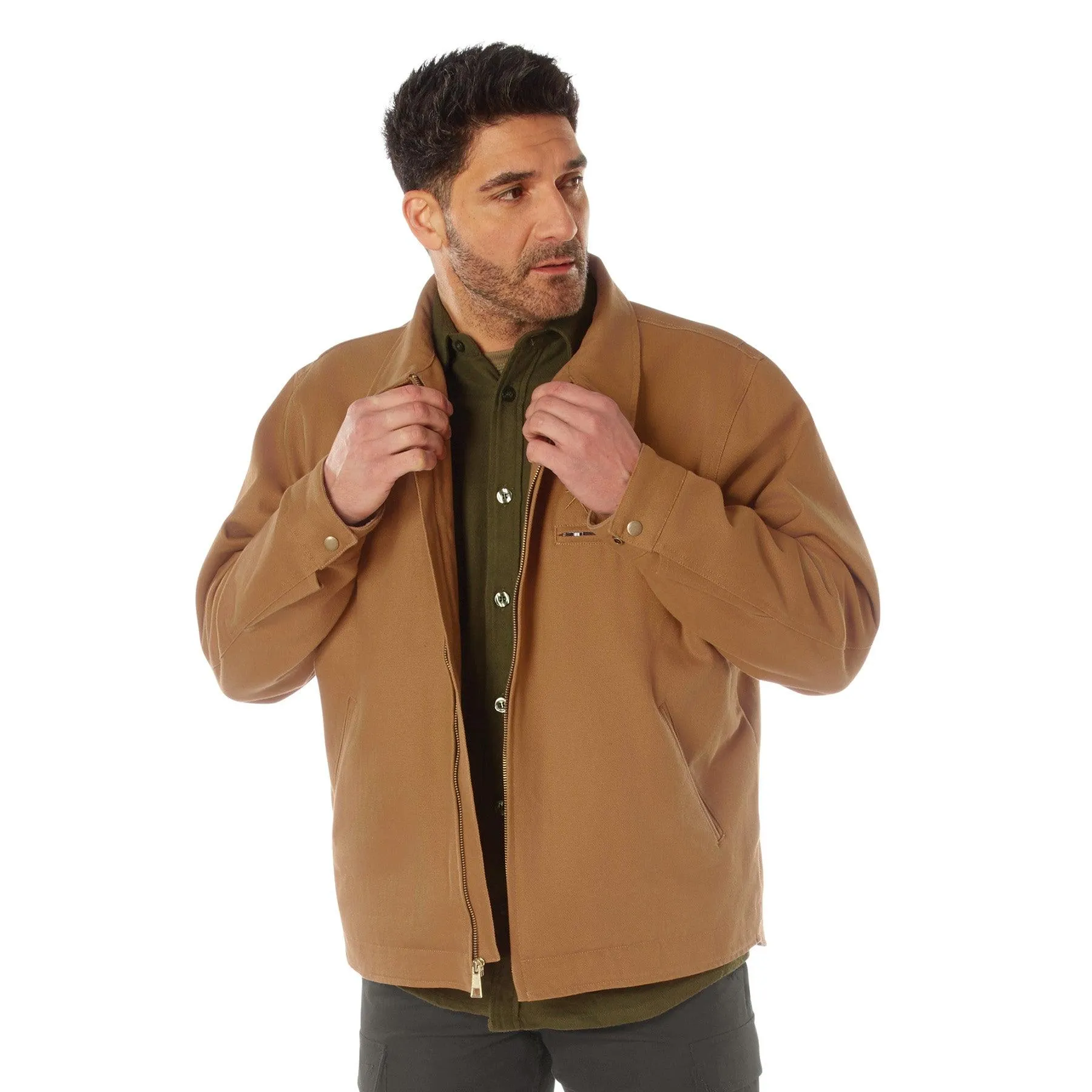 Men's Heavy Canvas Work Jacket - Image 12