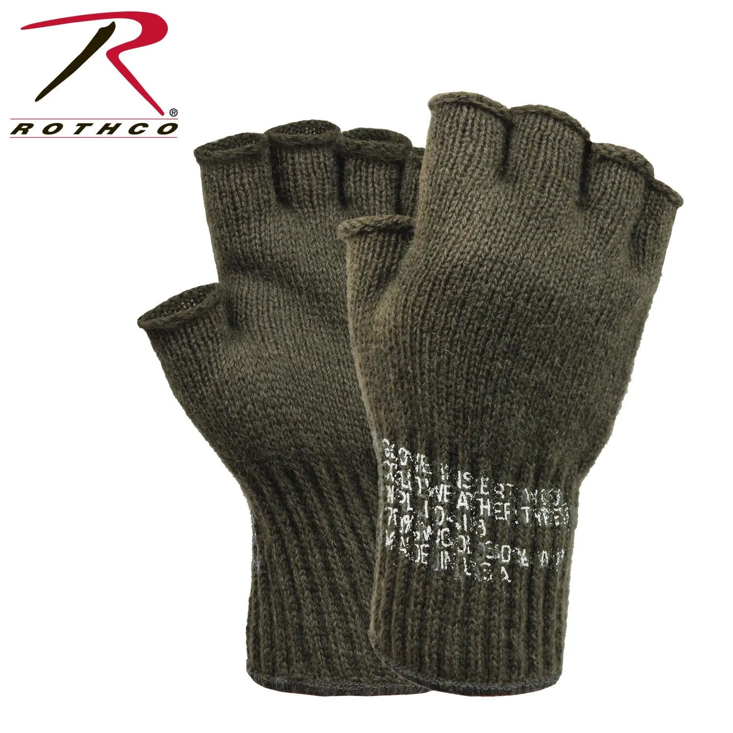Fingerless Wool Gloves - Image 3